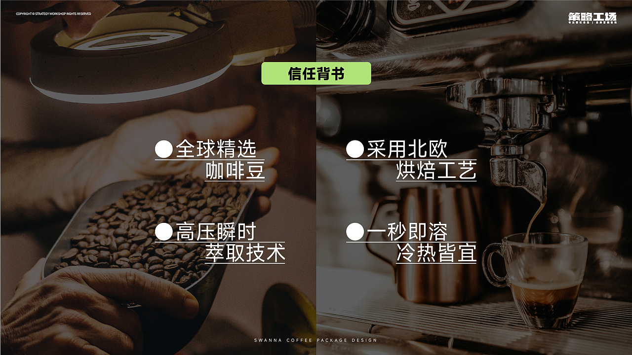 咖啡液胜在场景 | Swanna Coffee包装设计
