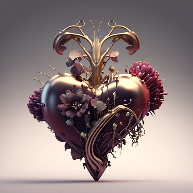 ai艺术, 高贵的心，人工智能绘画，需艺工作室