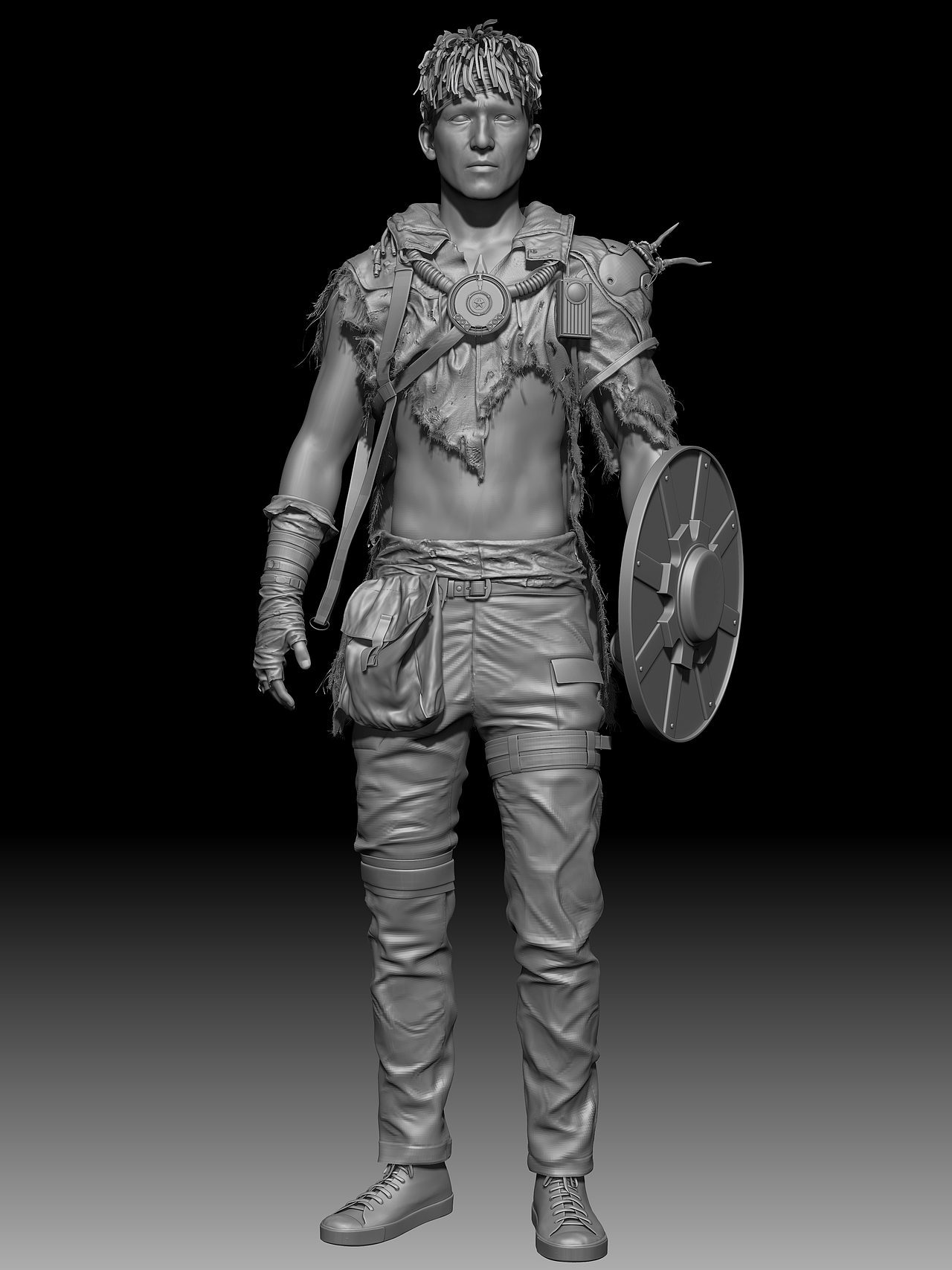 废土风朋克战士（图ZMzU5MjE2NzM2） - 人物/生物 - 站酷设计师晨星日月原创素材 - 站酷ZCOOL