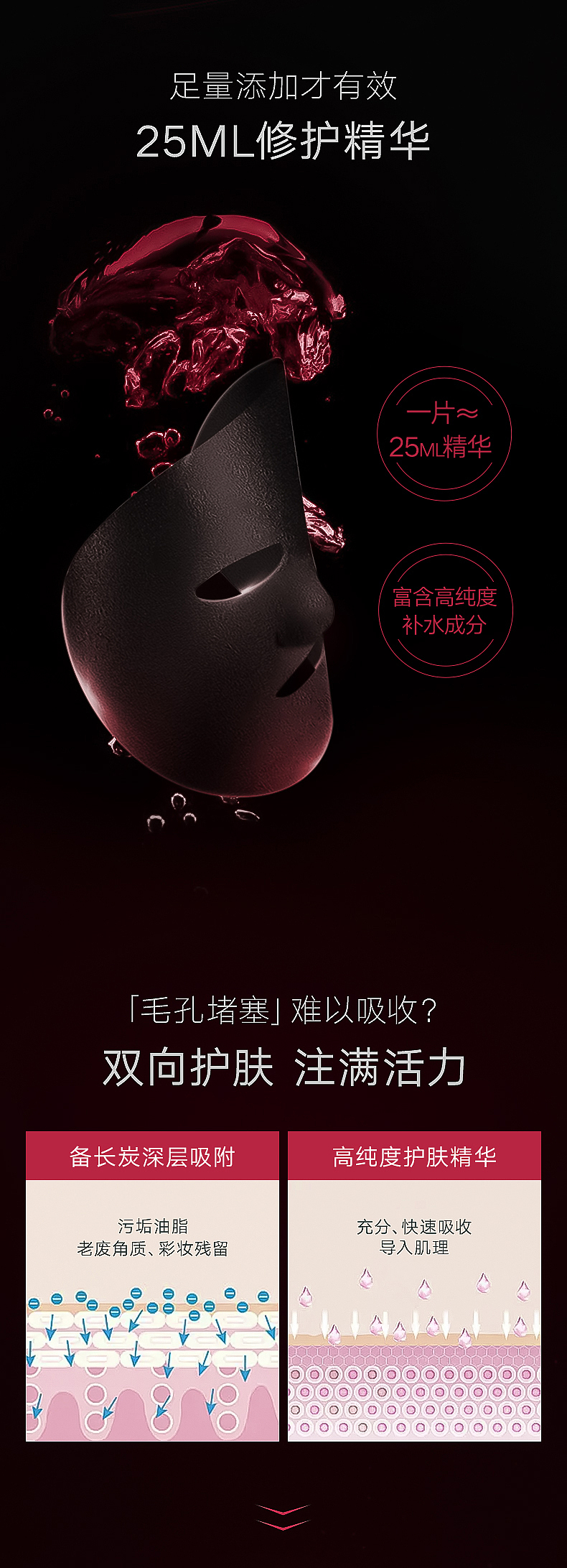 日本丽司莫——备长炭面膜系列 天猫宝贝详情页x4（图ZMzIwNzI5ODg0） - 电商 - 站酷设计师TinaRen原创素材 - 站酷ZCOOL