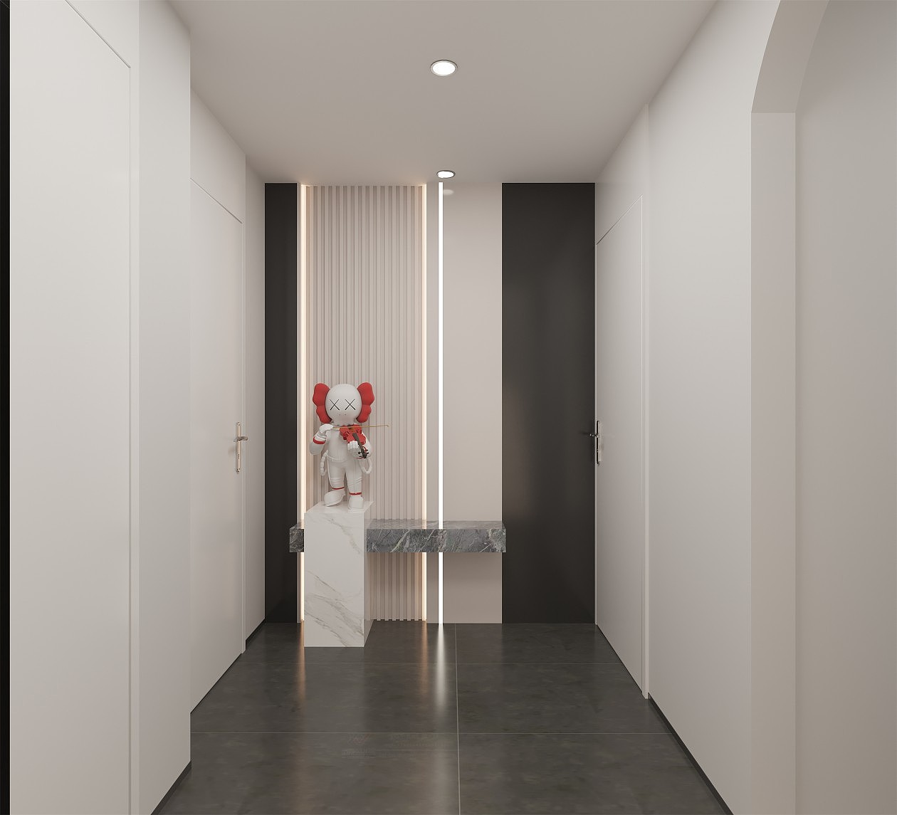 现代黑白灰极简