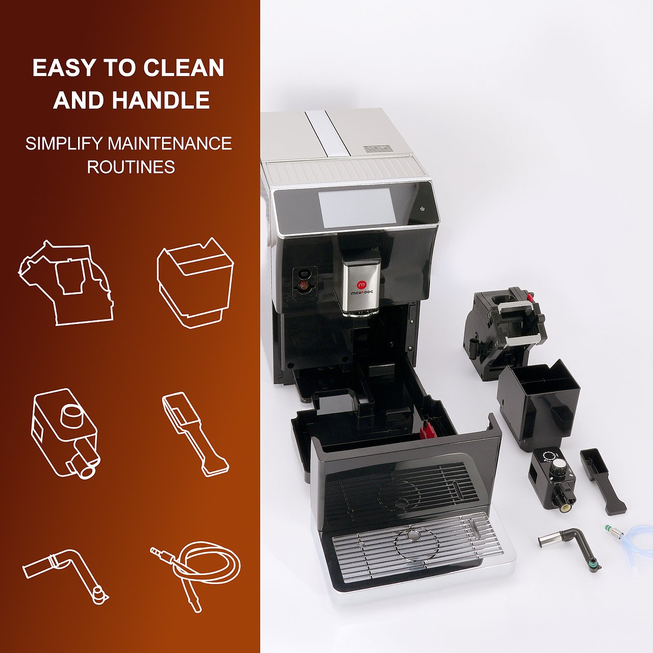 亚马逊咖啡机主图详情设计