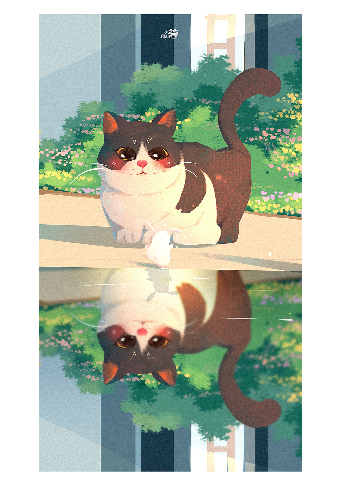 动物插画练习-奶牛猫（图ZMzE3MTg5MTk2） - 创作习作 - 站酷设计师Ali萱原创素材 - 站酷ZCOOL