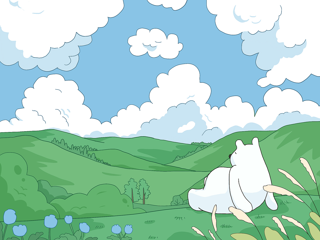 回到童年（图ZMzQzMzQ0MTMy） - 儿童插画 - 站酷设计师玲子安安原创素材 - 站酷ZCOOL