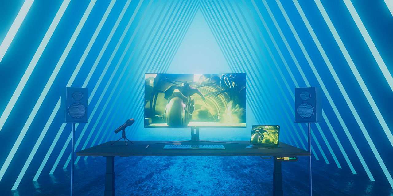 RS显示器动画渲染