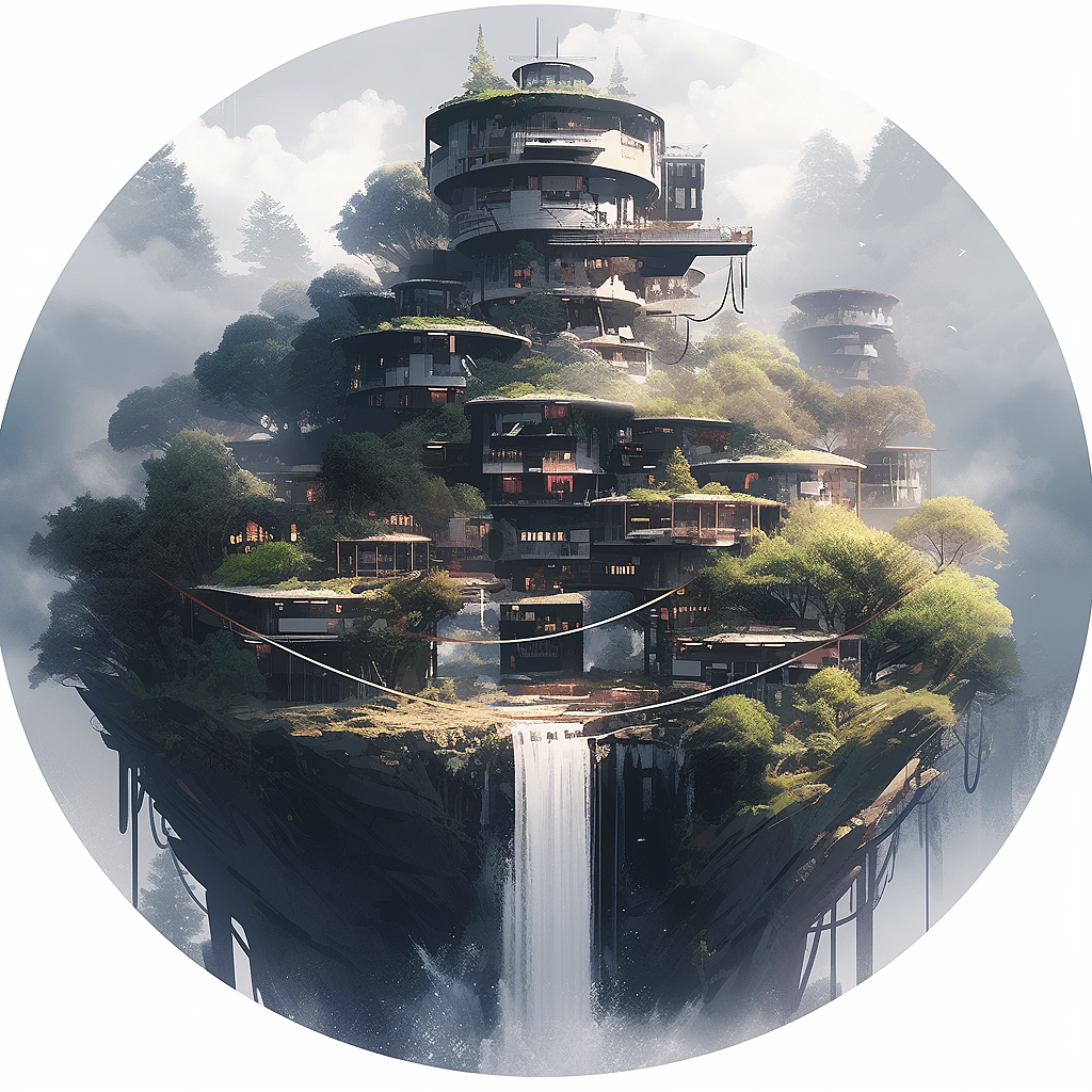 奢华金色系机器时代悬崖别墅