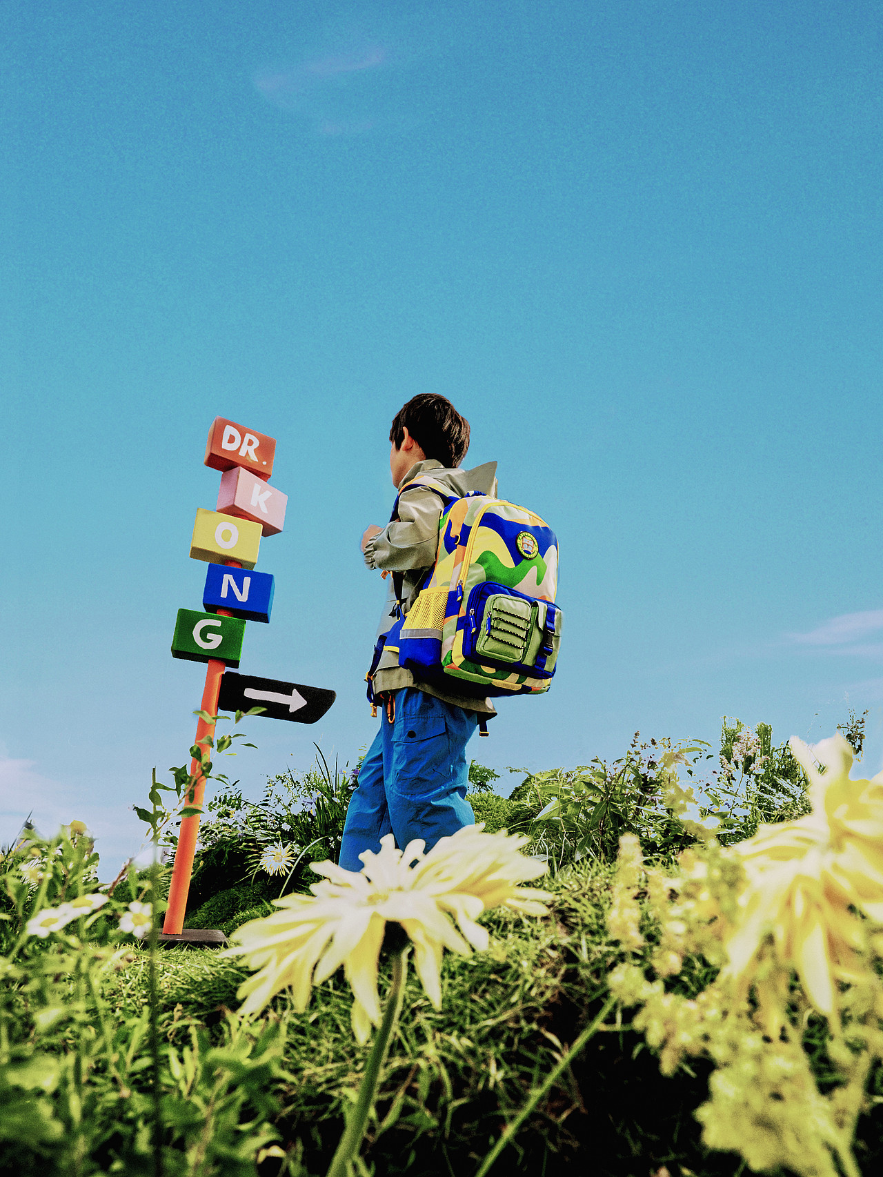 我们成为了儿童书包拍摄的参考模板 | 江博士书包