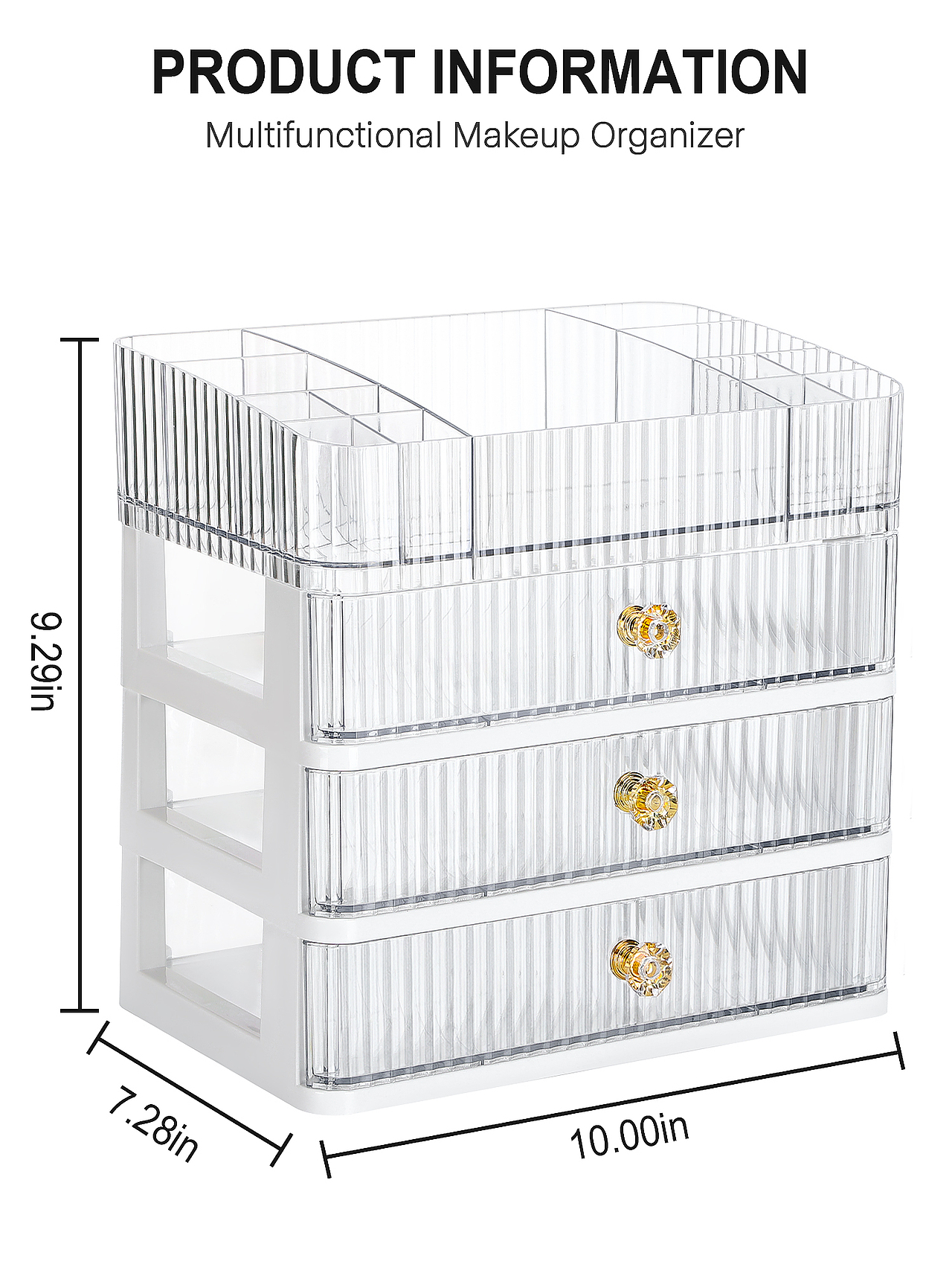 亚马逊亚克力透明收纳盒主图