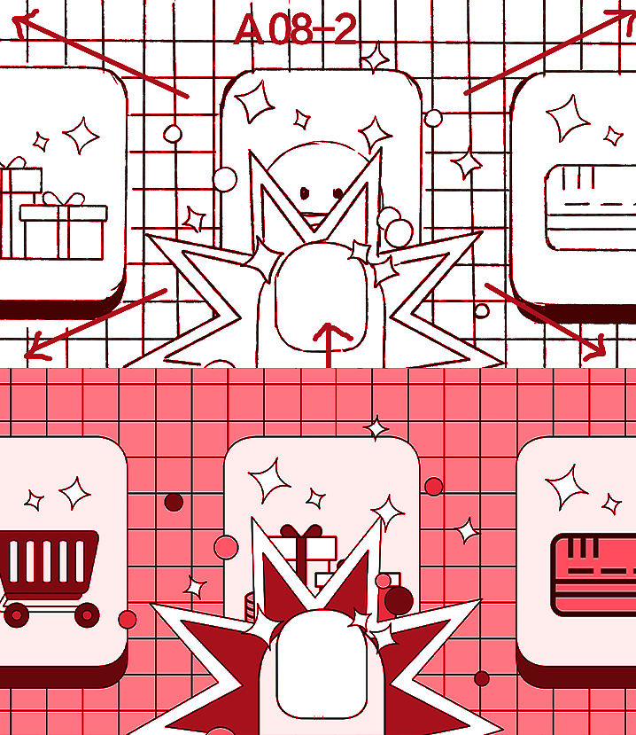 The line drawing shows the effect separately
<br>线稿图单独展示效果