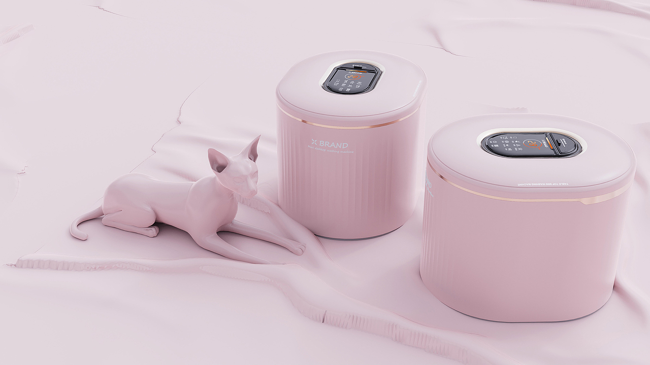 桌面迷你洗衣机（图ZMzA5MzgxNzA4） - 生活用品 - 站酷设计师柯凡工业设计平台原创素材 - 站酷ZCOOL