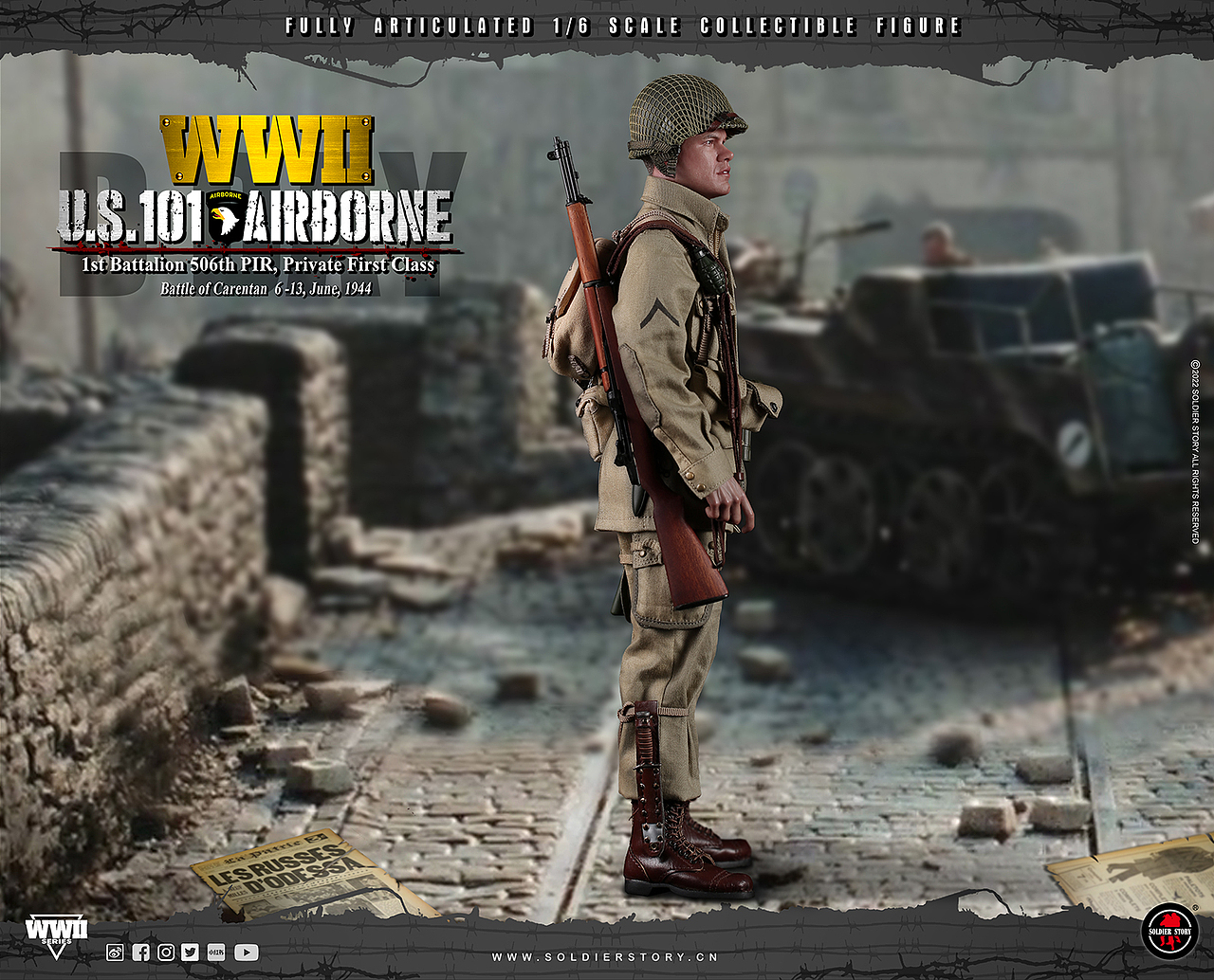 SoldierStory1/6二次大战美国第101空降师,506团第一营（图ZMzAzODMzMDY0） - 手办/模玩 - 站酷设计师SoldierStory原创素材 - 站酷ZCOOL