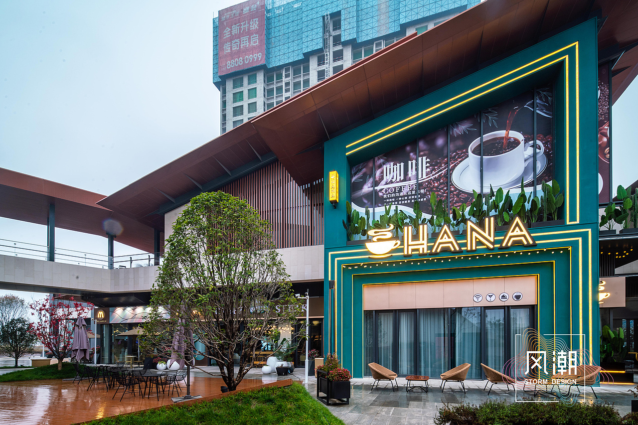 招商城市主场以轻奢定义街区体验，用色彩唤醒冬日城市（图ZMzI0NTQ2NDA0） - 建筑设计 - 站酷设计师风潮场景营造原创素材 - 站酷ZCOOL