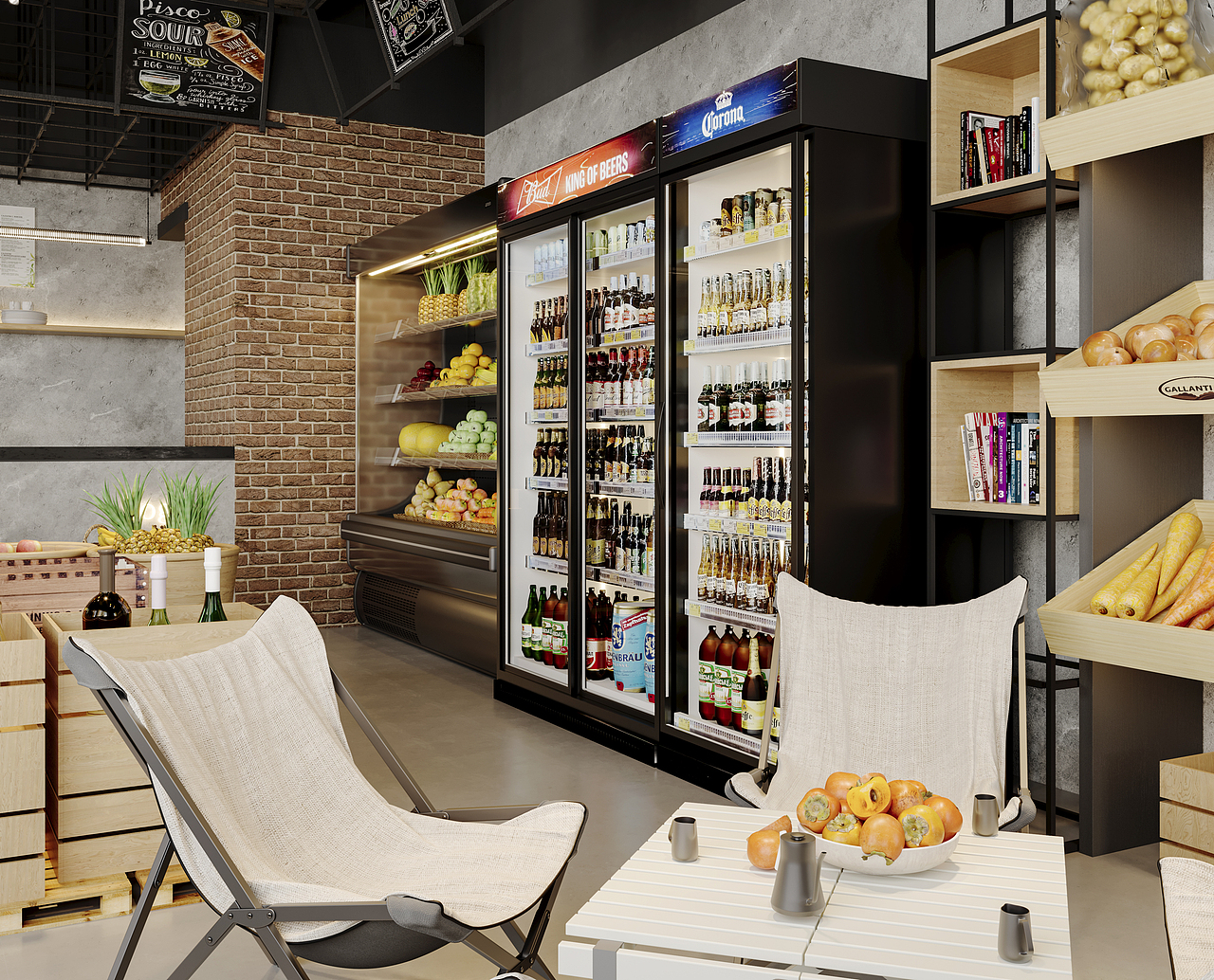 水果店（图ZMzQ3MTcxMTUy） - 商业空间设计 - 站酷设计师Z802607709原创素材 - 站酷ZCOOL