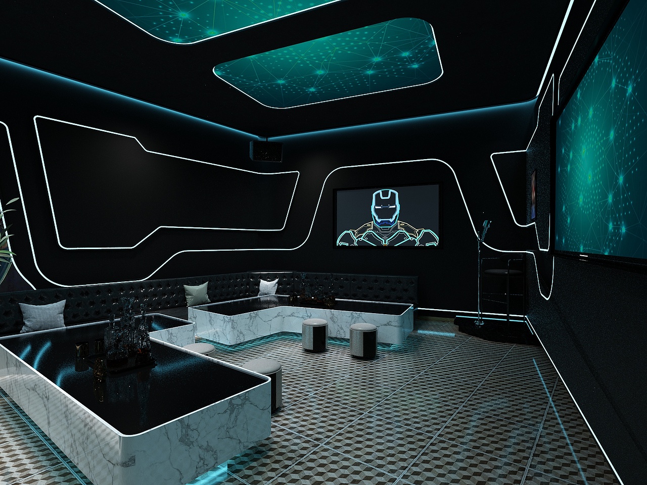 银川餐厅装修设计效果图|银川装修公司