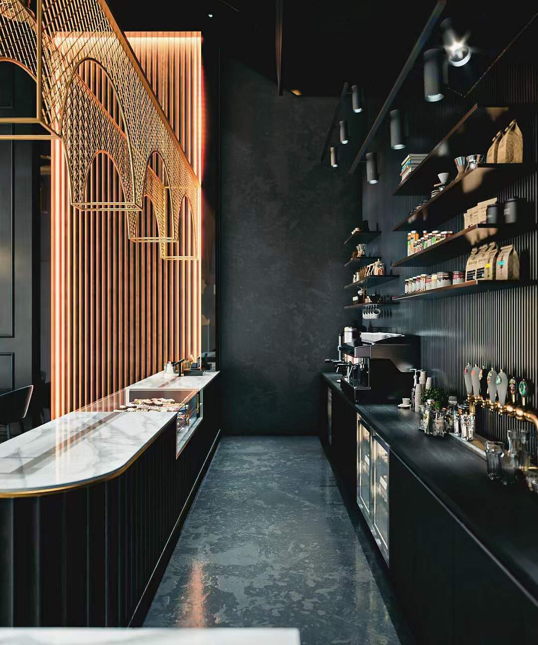 酒吧 喝酒与餐饮一体 高端大气 