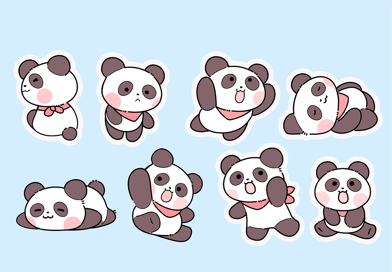 一群可爱Q萌的小动物（图ZMzQxMjMxNDI4） - IP形象 - 站酷设计师熊猫的猫原创素材 - 站酷ZCOOL