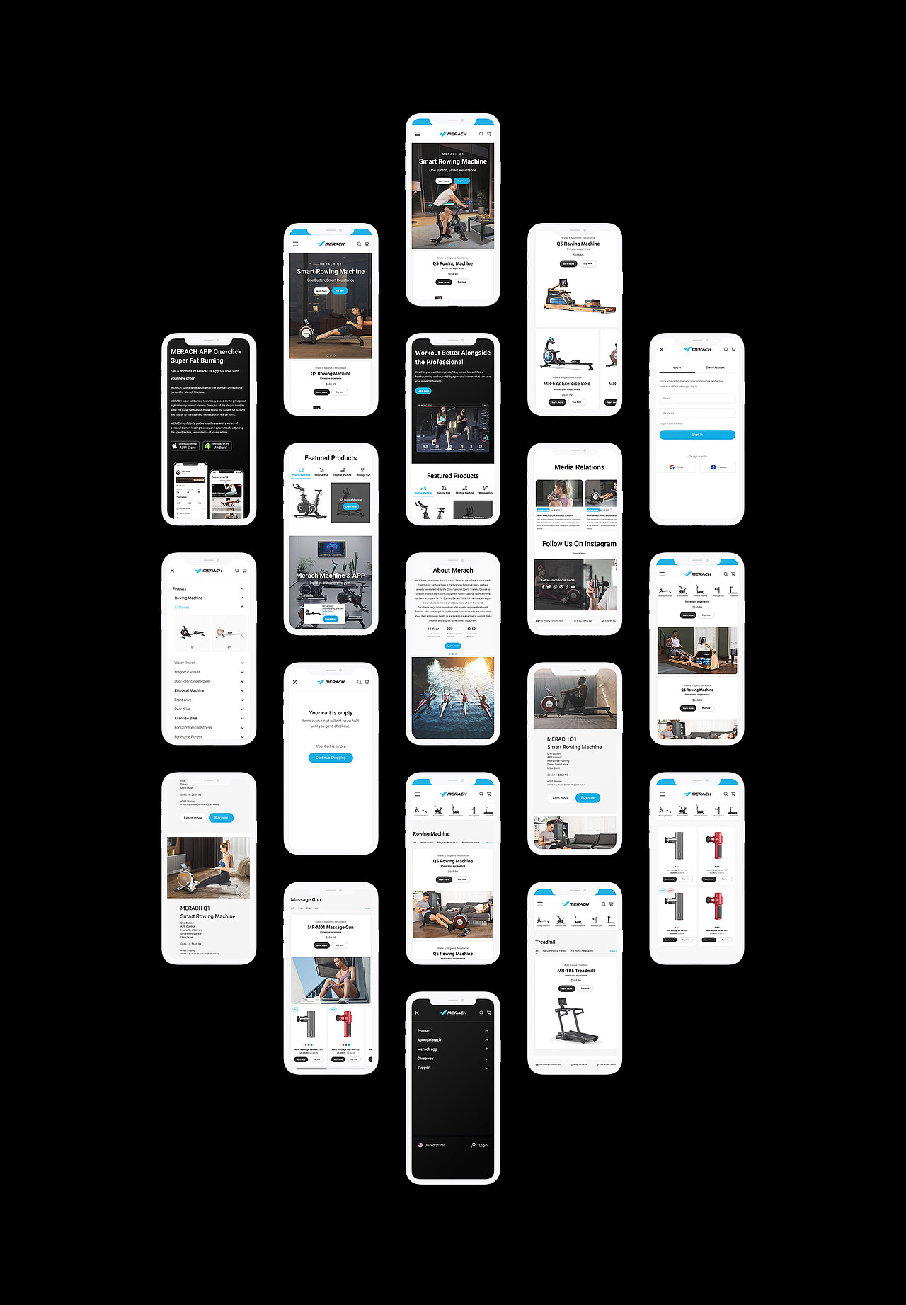MERACH品牌shopify独立站banner网页设计UI设计(图ZMzY0Mzk2NTY4) - 企业官网 - 站酷设计师wmgods原创素材 - 站酷ZCOOL