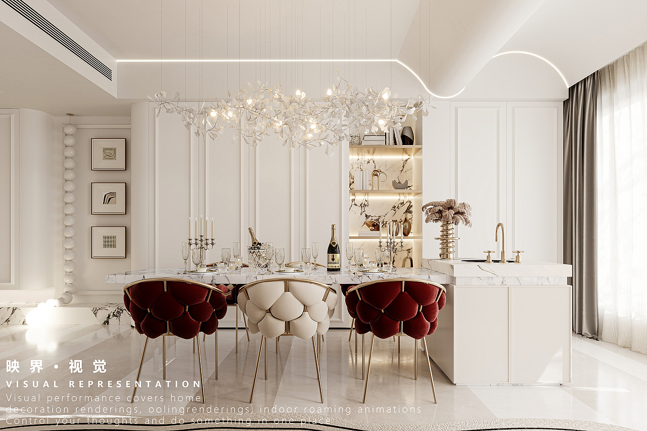 法式轻奢（图ZMzM5OTU0MzIw） - 家装设计 - 站酷设计师映界视觉表现原创素材 - 站酷ZCOOL