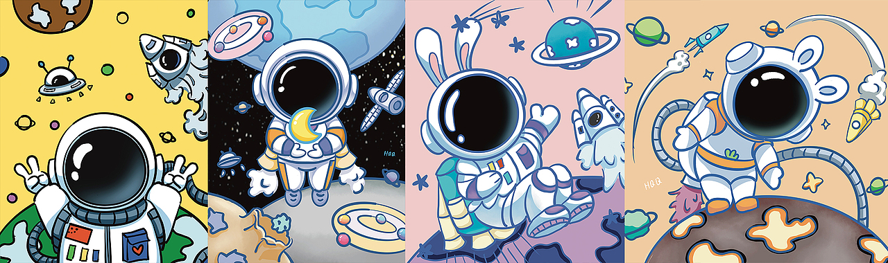 小小宇航员的快乐