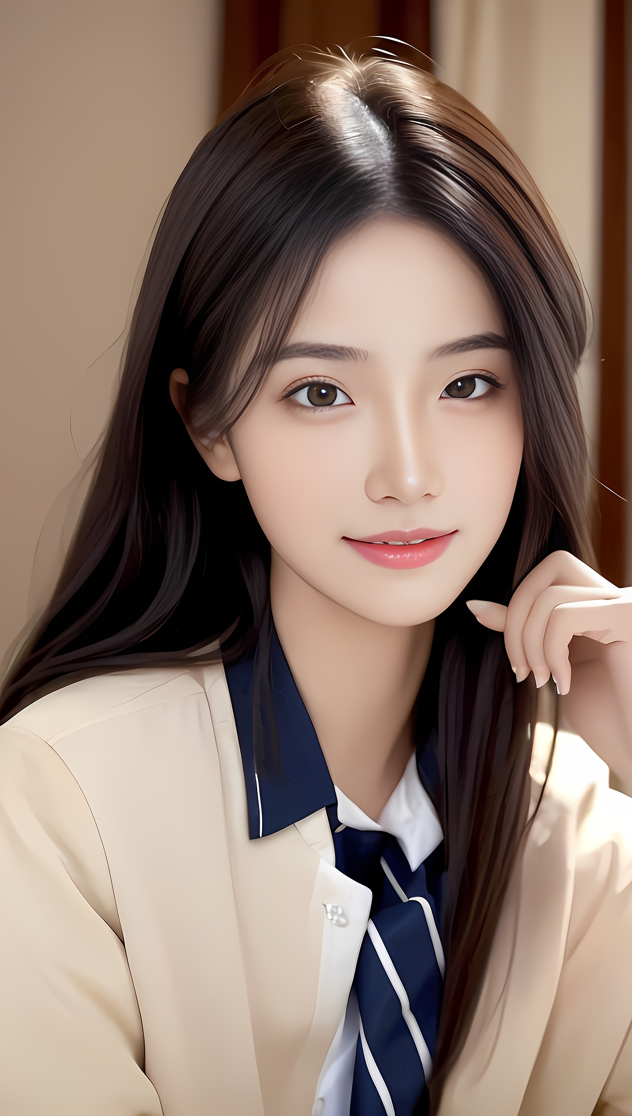 AI手机壁纸【纯欲美女】第1弹【街拍】 喜欢拿走