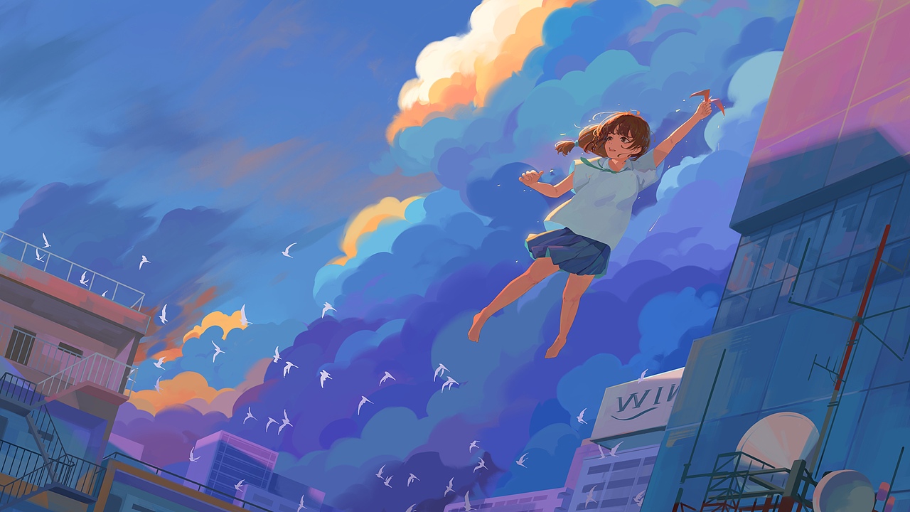 无翼飞行（图ZMzIyNDIwMTgw） - 艺术插画 - 站酷设计师四方不二原创素材 - 站酷ZCOOL