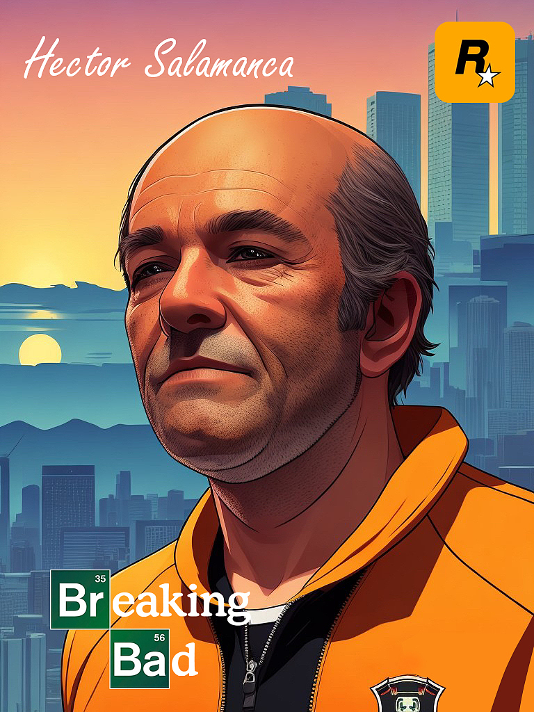 GTA版《絕命毒師》人物群像（圖ZMzU0MDQ4NjAw） - 藝術(shù)插畫 - 站酷設(shè)計師零度暗物質(zhì)原創(chuàng)素材 - 站酷ZCOOL