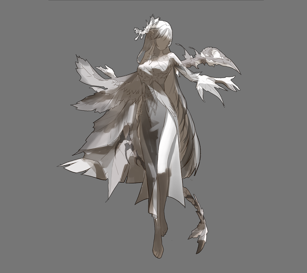 阴阳师「心狩·鬼女红叶」同人创作（图ZMzQzMDI3ODA0） - 游戏原画 - 站酷设计师萌新糯米团er原创素材 - 站酷ZCOOL