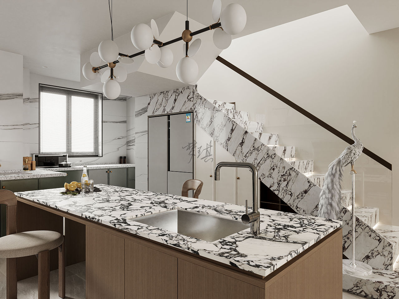 家装/奶油法式效果图案例