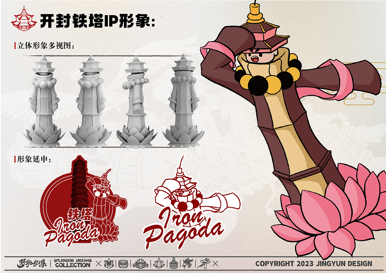 梦华礼集——开封城市文旅IP文创设计视觉矩阵系统