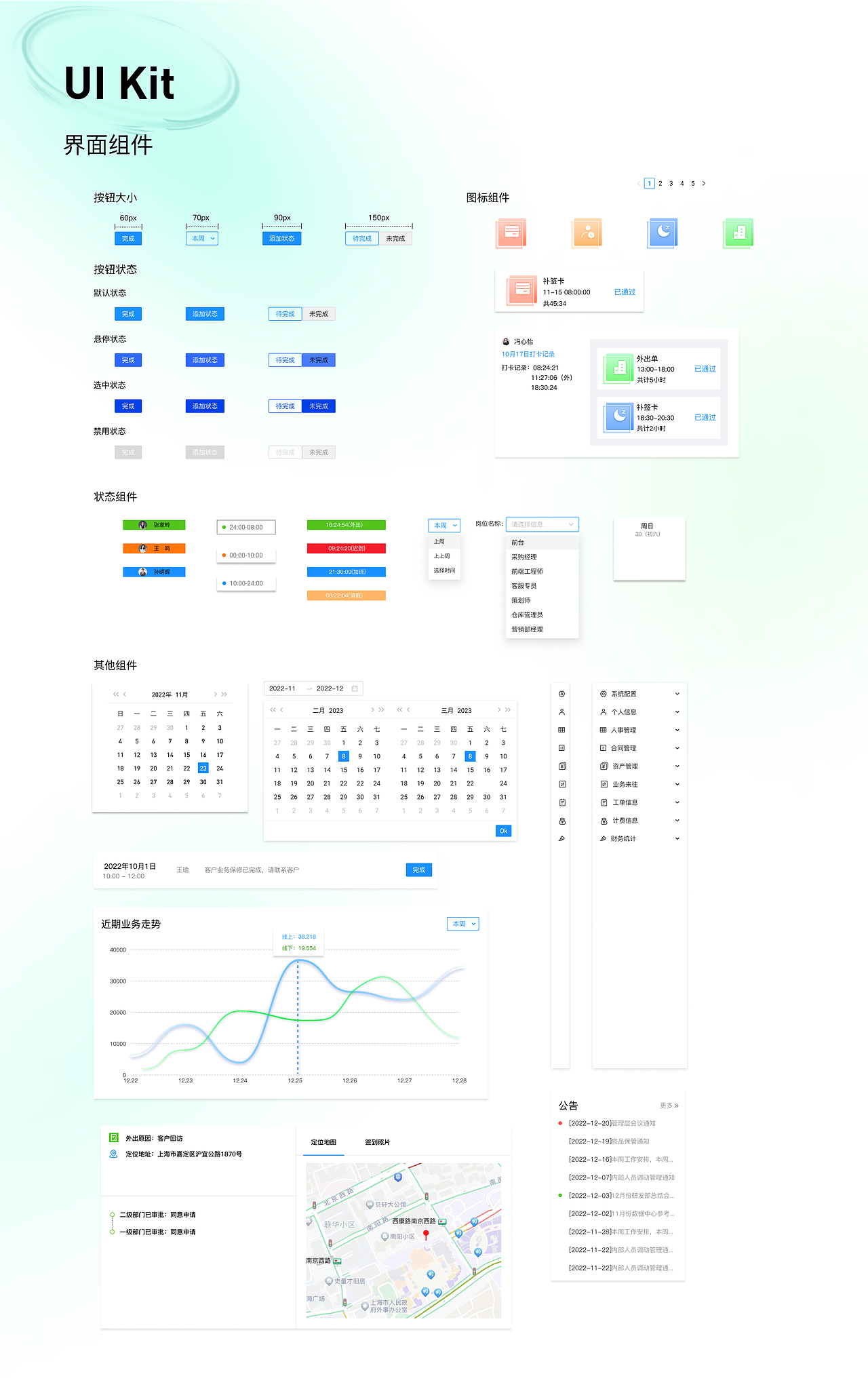 B端设计+数据大屏（图ZMzY0NjEzODk2） - 软件界面 - 站酷设计师Miralll原创素材 - 站酷ZCOOL