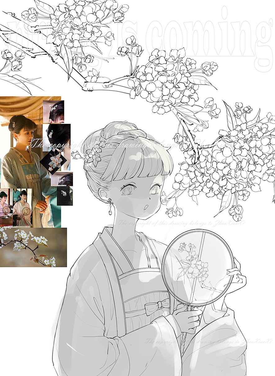 知否知否（图ZMjk4MzMzOTky） - 商业插画 - 站酷设计师画画的赵小晞原创素材 - 站酷ZCOOL