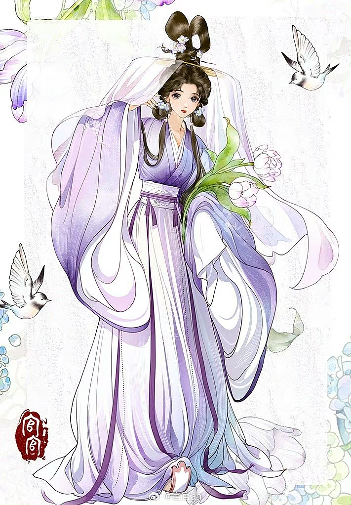 蓝紫💙💜（图ZMzYyMTc5OTcy） - 商业插画 - 站酷设计师官官an原创素材 - 站酷ZCOOL