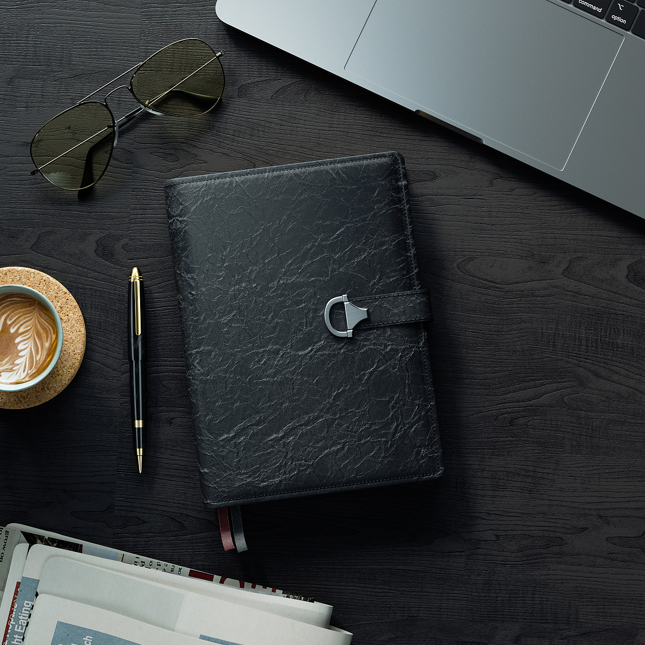 商务笔记本渲染(密码管理本及马蹄扣复古本)