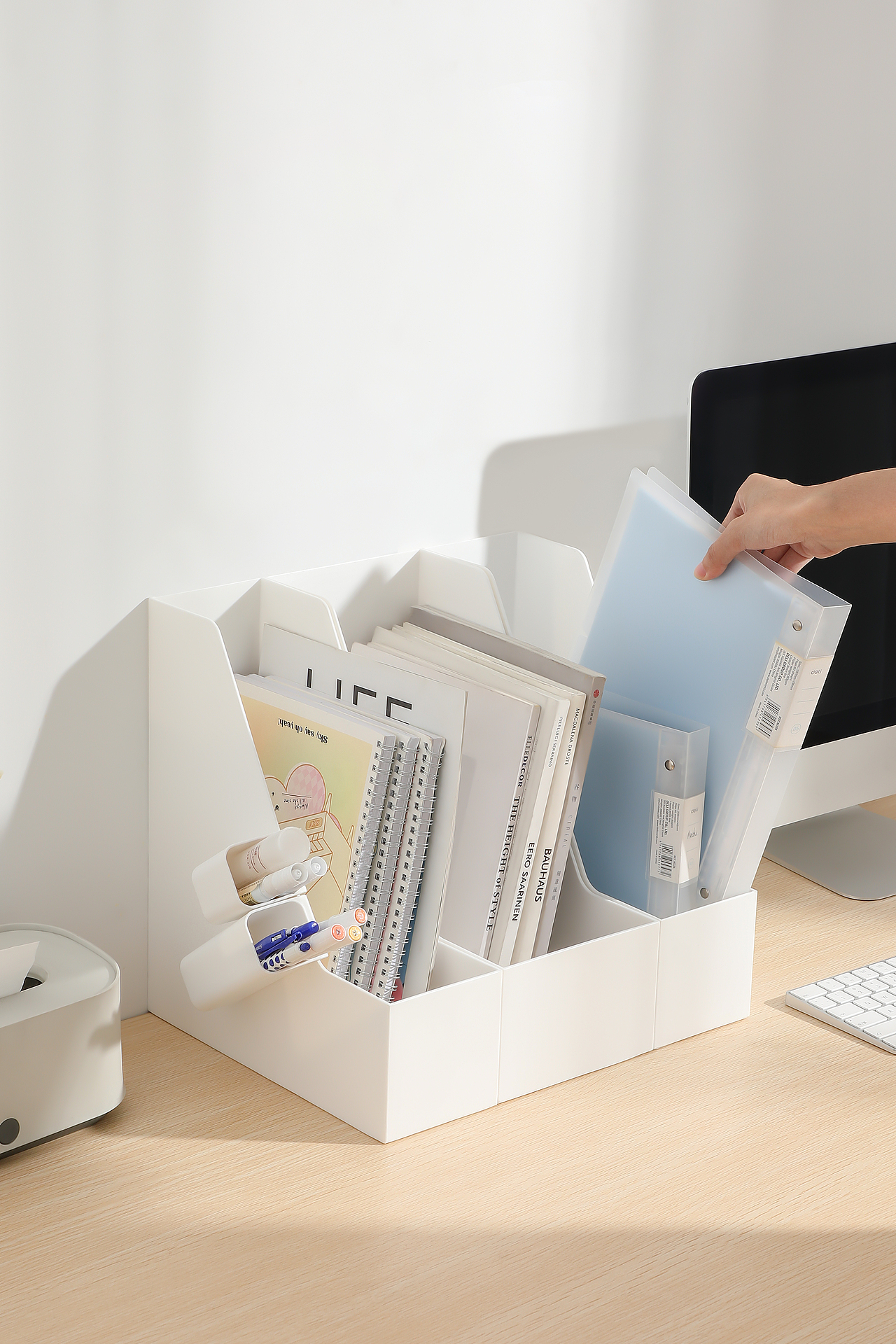 桌面收纳盒拍摄