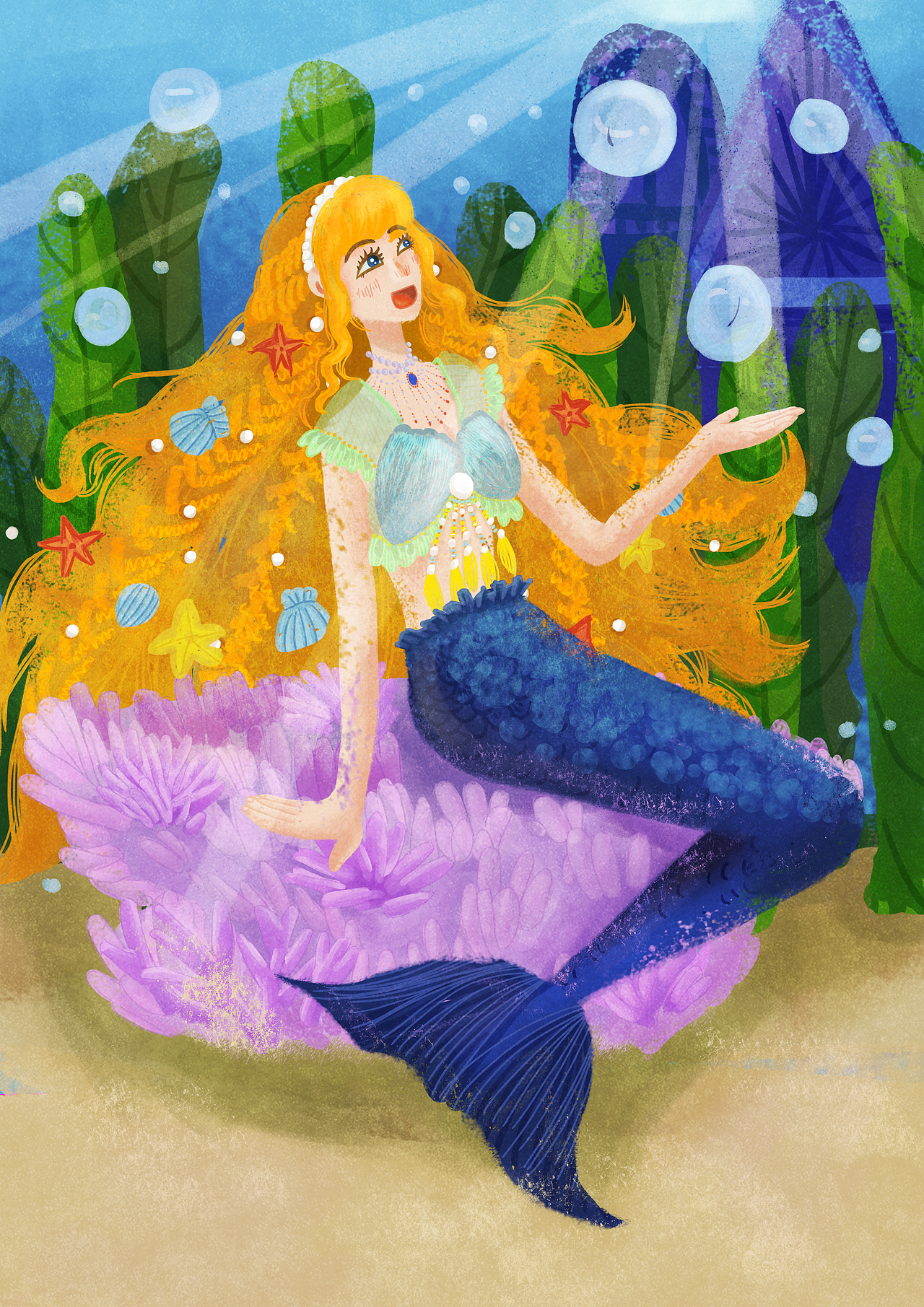 鱼雨桐商业插画零基础入门课堂作业