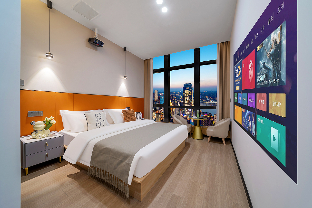 重庆市渝中区酒店拍摄|G.lucky高空江景酒店|酒店摄影