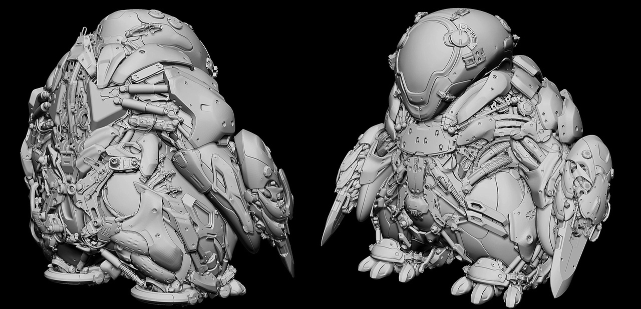 Q版机甲（图ZMzQ5MTcyNzMy） - 产品 - 站酷设计师永暗的吹水鱼原创素材 - 站酷ZCOOL