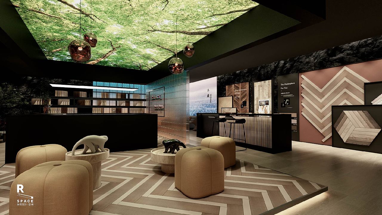 久盛地板 x 瑞德设计丨久盛设计师渠道体验馆-空间设计（图ZMzMxNTc3ODMy） - 商业空间设计 - 站酷设计师瑞德设计股份原创素材 - 站酷ZCOOL