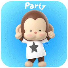 LuckyMonkey3d表情包（图ZMzMwMTM1OTQ0） - IP形象 - 站酷设计师瘦鱼567原创素材 - 站酷ZCOOL