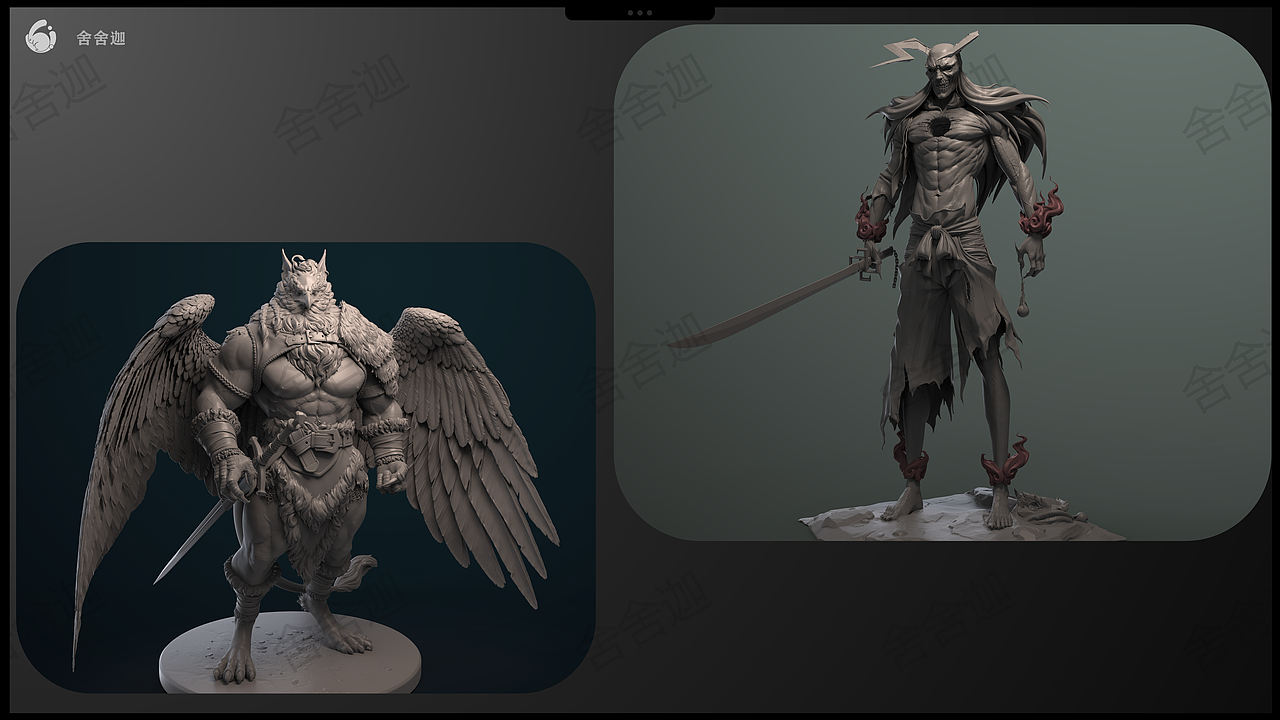 【次时代】3D角色建模（图ZMzQ0NDY4ODI4） - 人物/生物 - 站酷设计师舍舍迦原创素材 - 站酷ZCOOL