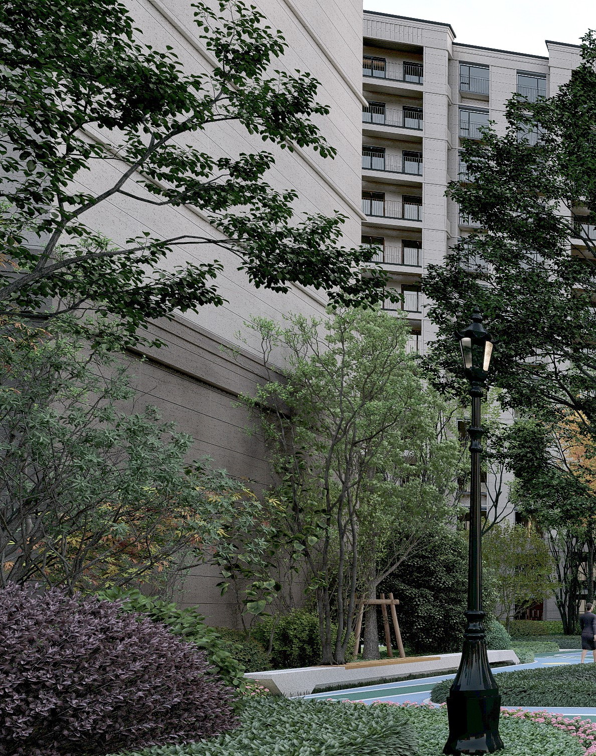 lumion小区景观-一角（图ZMzQ0NzA0MTk2） - 景观设计 - 站酷设计师老蔡和他的朋友们原创素材 - 站酷ZCOOL