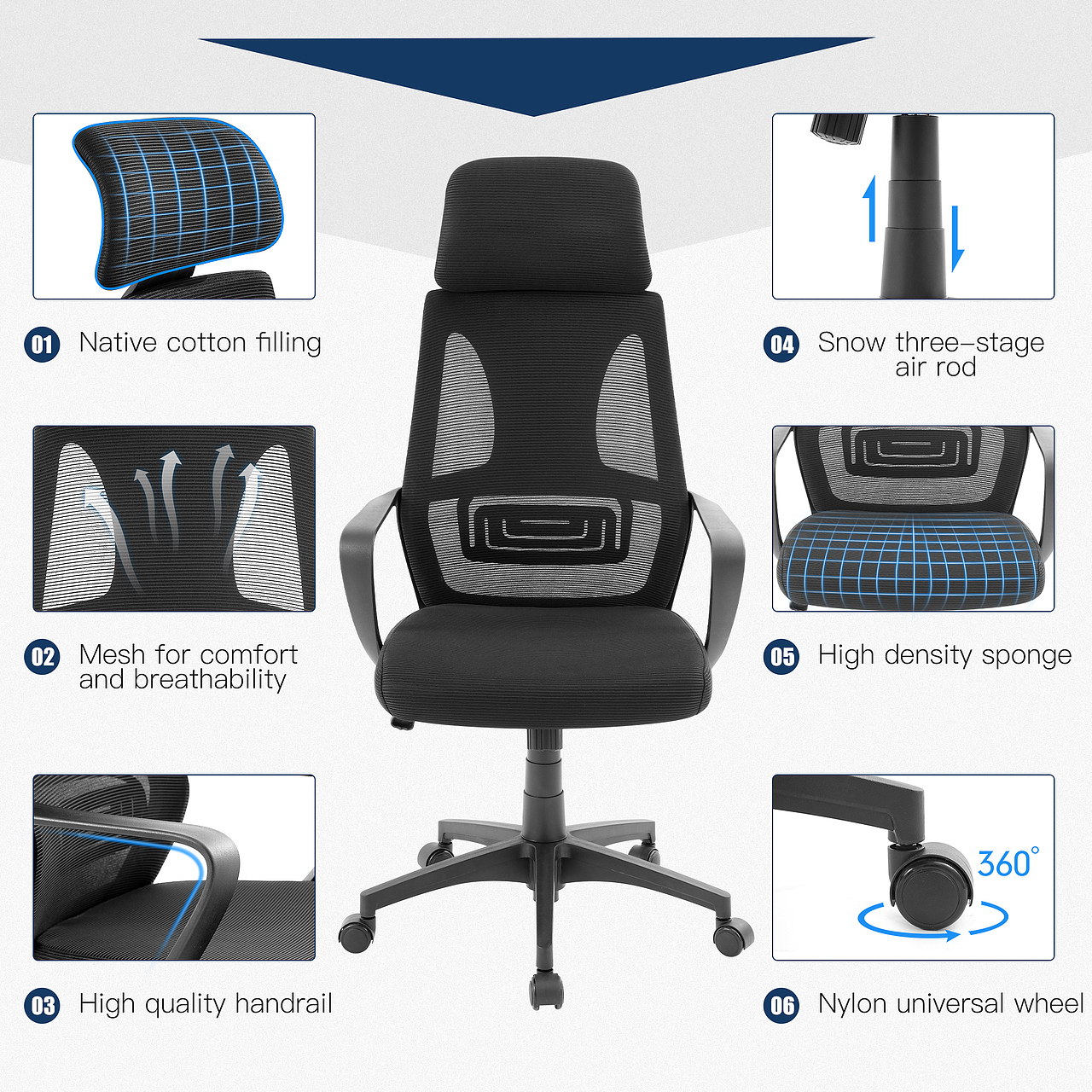 办公椅亚马逊产品拍摄_主图设计_A+页面设计_视频制作