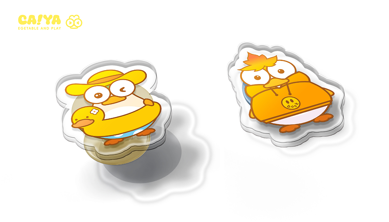 【CA!YA小菜鸭】IP形象设计 - 又菜又爱玩