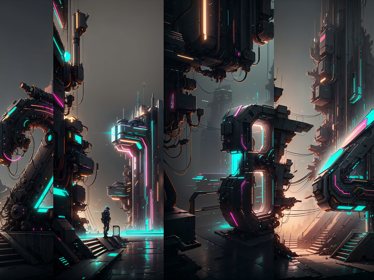 AIGC_“数字海报”《赛博朋克风》