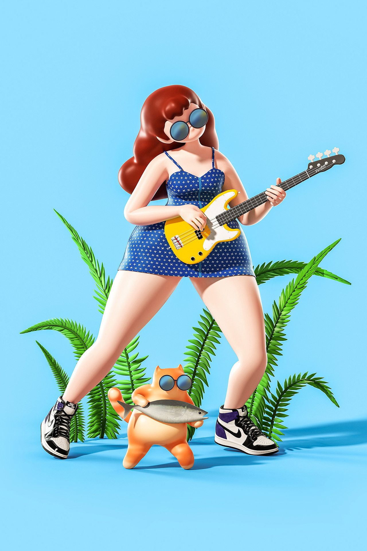 cqt 原创ip形象设计-《肥妹》