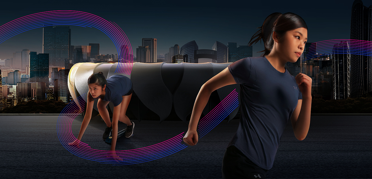 以亚运会为主题的海报创作