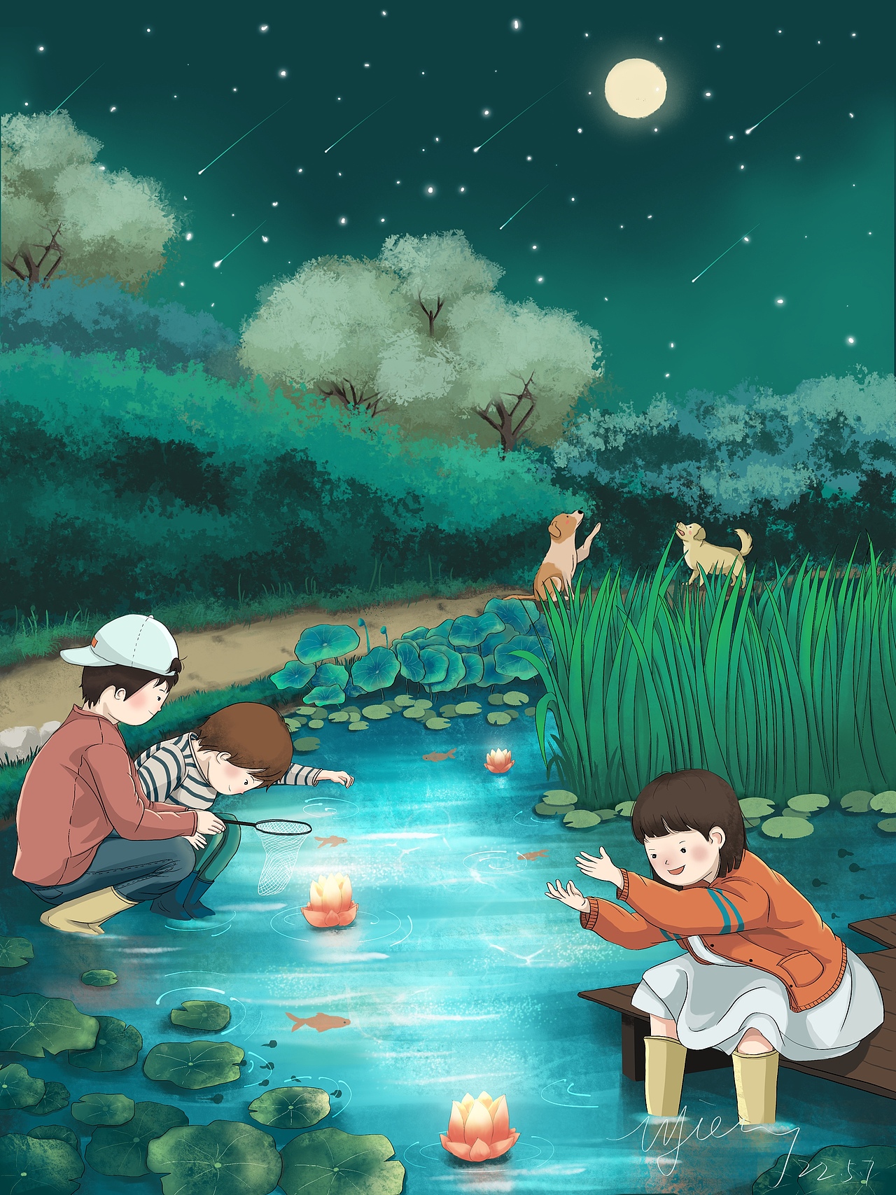 最近画的夏天 心中美好的童年（图ZMzEwMDMwOTA4） - 创作习作 - 站酷设计师GY五月天的定义原创素材 - 站酷ZCOOL