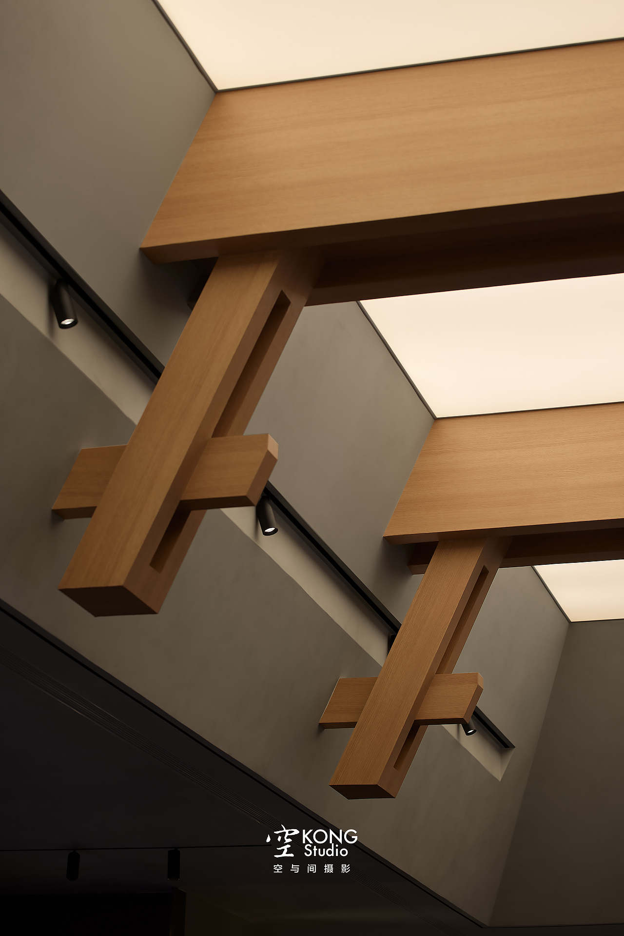 空与间摄影:暗黑系餐厅 灼与酌