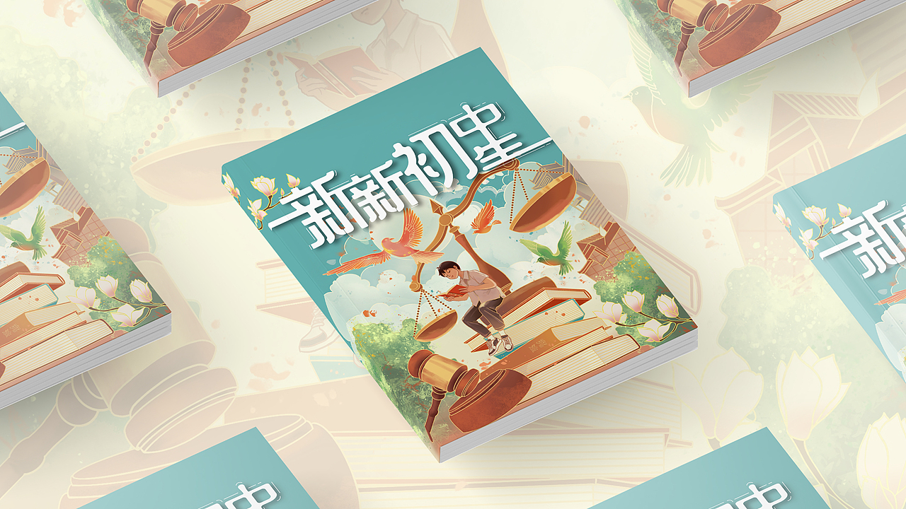 杂志封面设计 | 新新初中生（图ZMzQ4MzU1MzI4） - 书籍/画册 - 站酷设计师不争设计原创素材 - 站酷ZCOOL