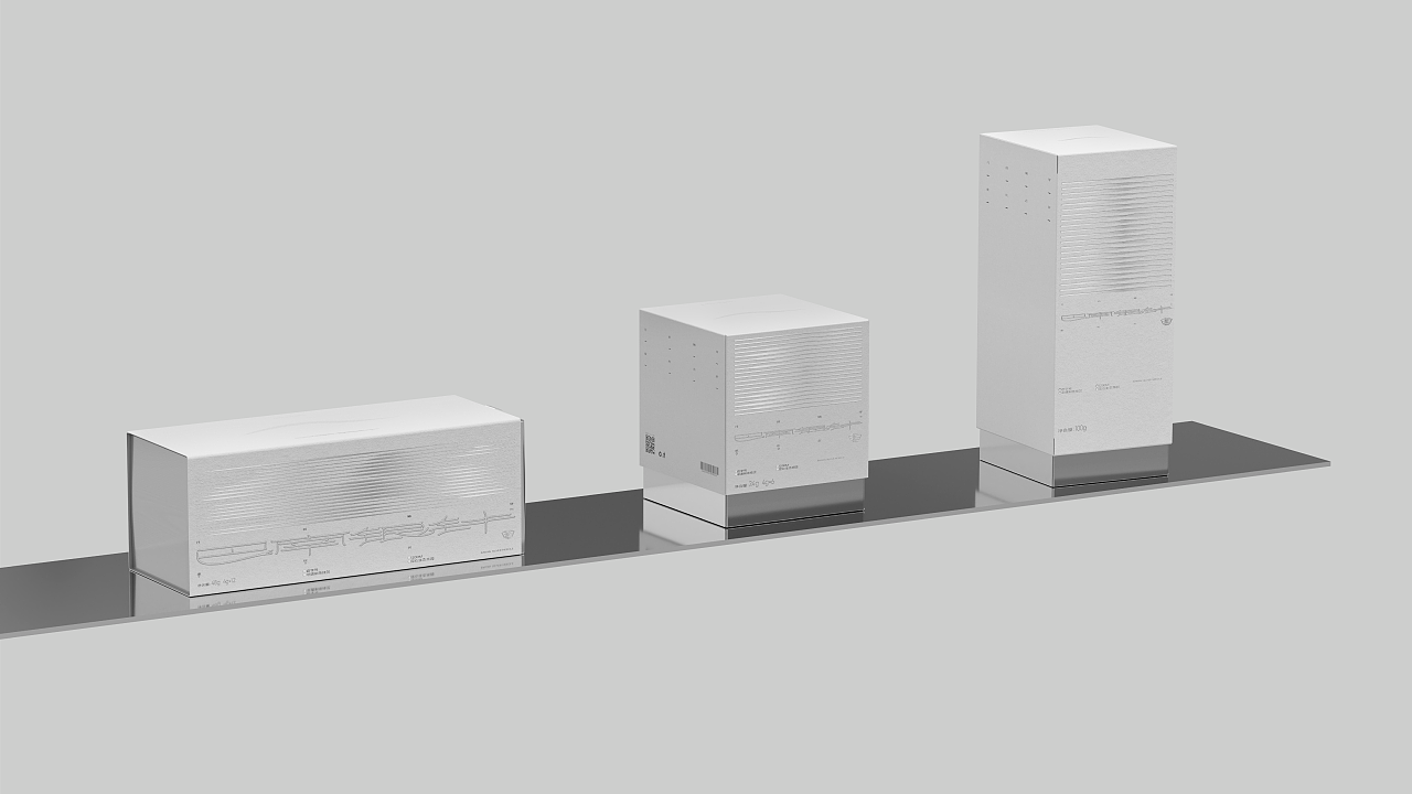 巴南银针-茶包装设计（银色线条贯穿包装设计）（图ZMzY5MDY0MTQ4） - 包装 - 站酷设计师这里设计原创素材 - 站酷ZCOOL